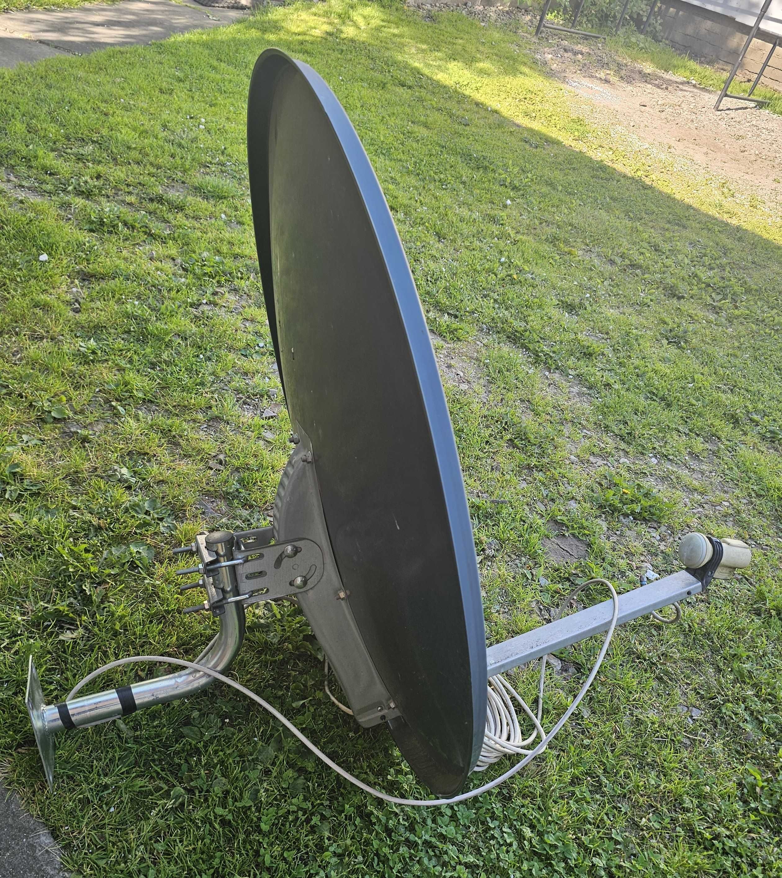 Antena satelitarna 100x90cm + konwerter + przewód koncentryczny