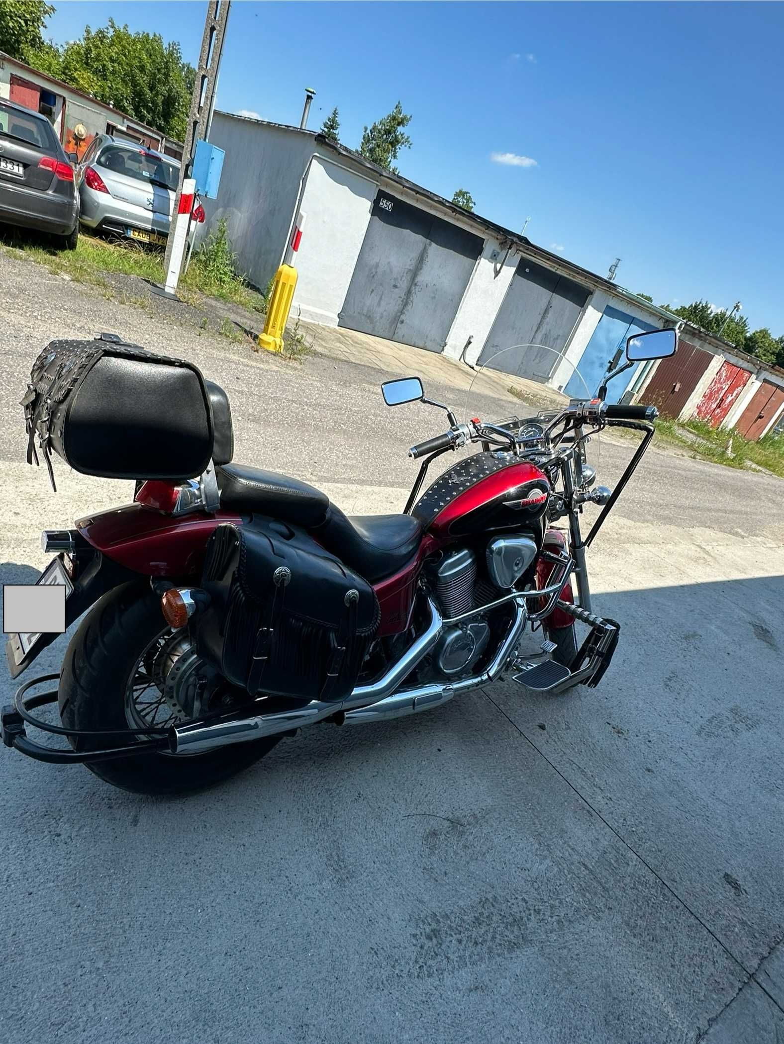 Honda Shadow 600cc  wraz z przyczepką. !
