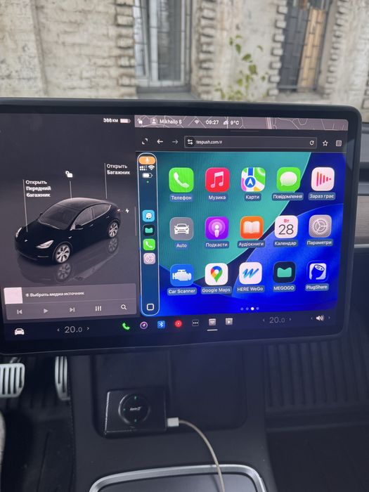 Адаптер CarlinKit T2C- для Тесла