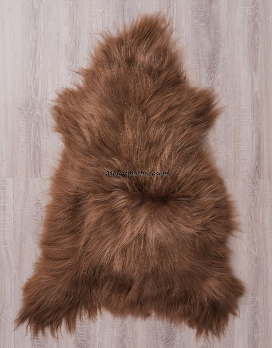 Skóra Owcza Island Brąz Bryza 110-130 cm Dekoracja