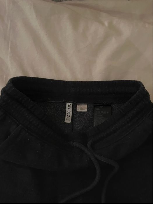 Czarne spodnie dresowe h&m dla dziewczynki