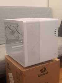 Obudowa PC Redragon Pagos 1 White, Cube mATX, ARGB