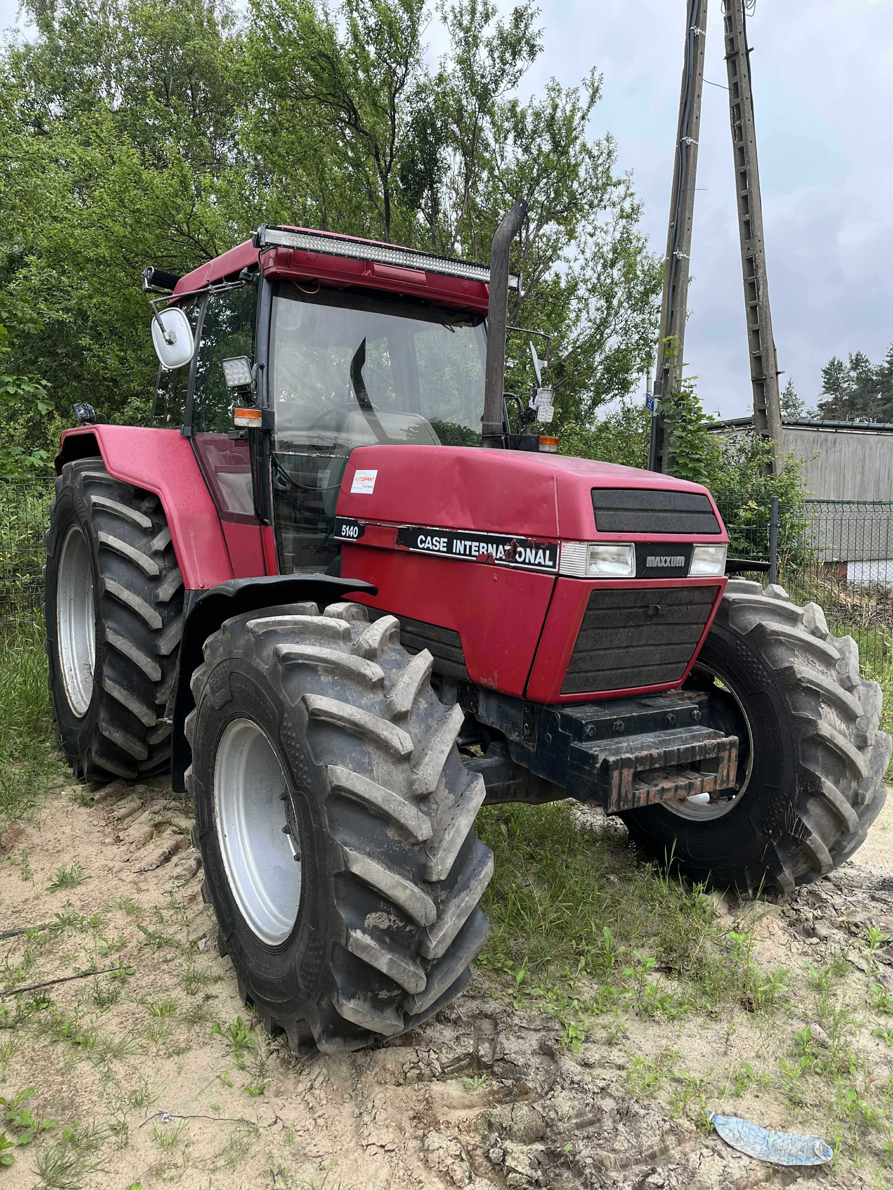 Case 5140 Maxxum świeżo sprowadzony już zarejestrowany