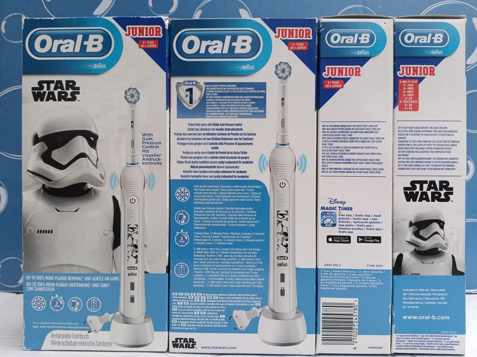 Зубні електро щітка Oral-B, Junior 6+, Kids 3+