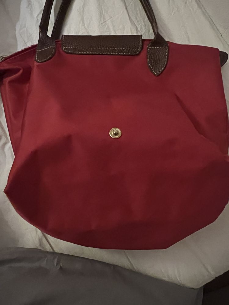 Mala Longchamp vermelha M