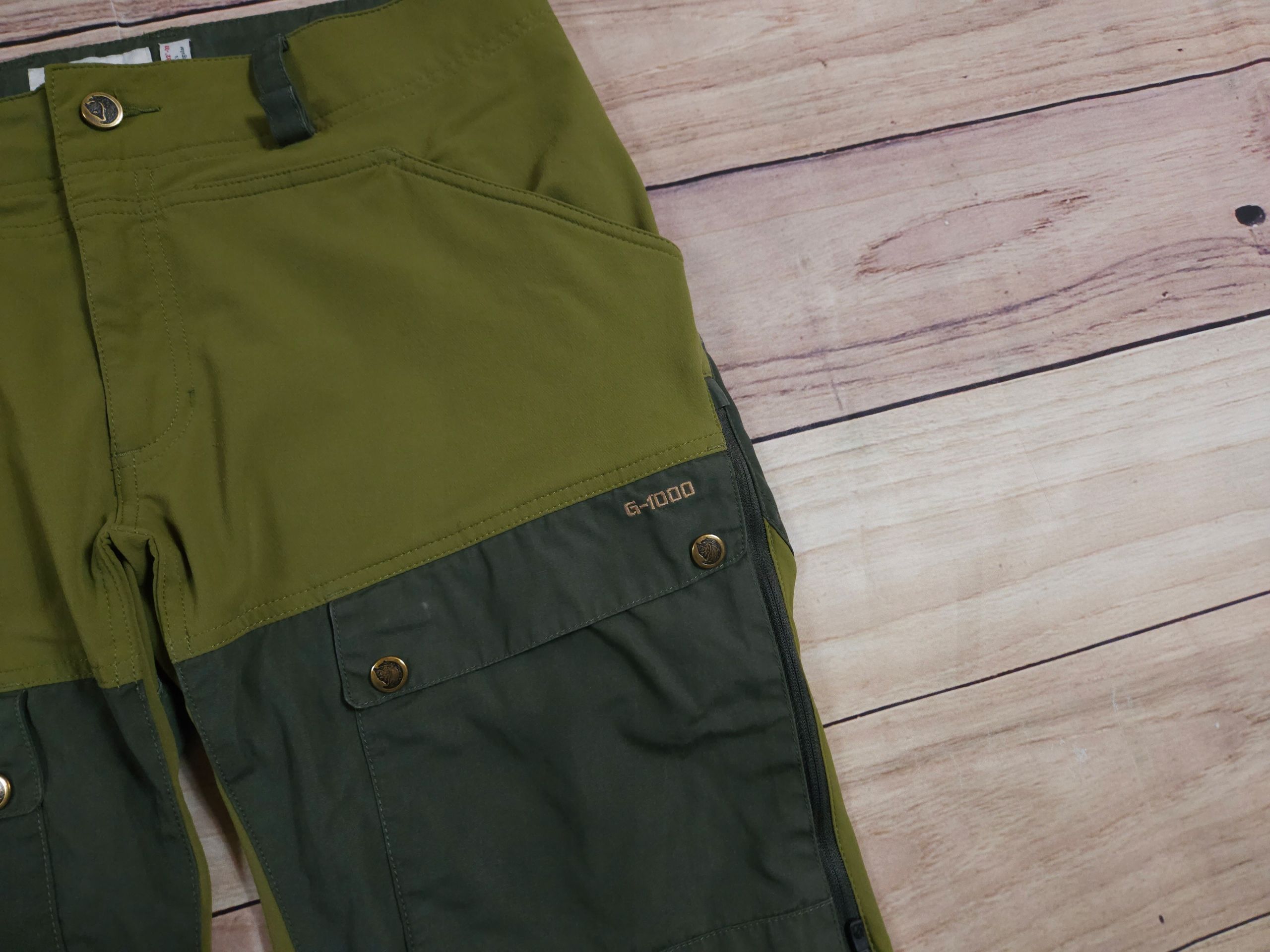 FJALLRAVEN Keb Trousers Spodnie Damskie Trekkingowe G1000 r. 42