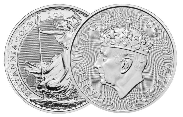 Британия Коронование Чарльза III. Инвестиционная монета. Серебро 999