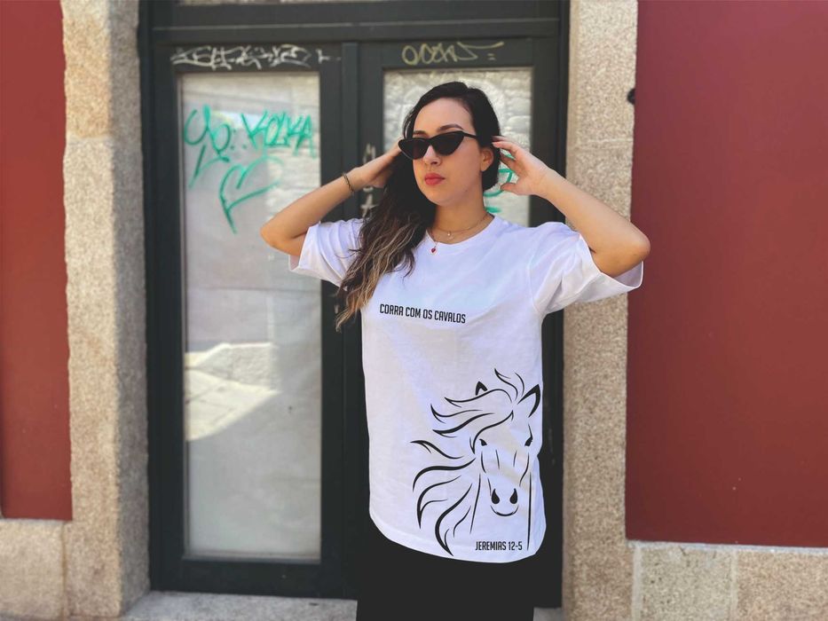 Camiseta Personalizadas Cara de Leão