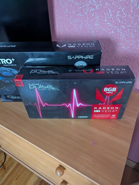 Видеокарта PULSE RX VEGA56 8G HBM2  Відеокарта