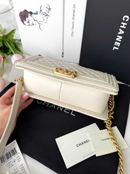 сумочка  Chanel Boy Beige Gold
Арт. P10162