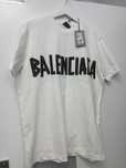 Balenciaga koszulka bawełna  L piekna, tloczone napisy