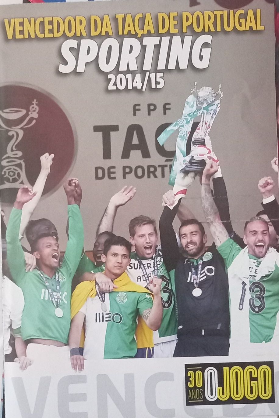 poster Sporting vencedor da Taça de Portugal 2014/2015