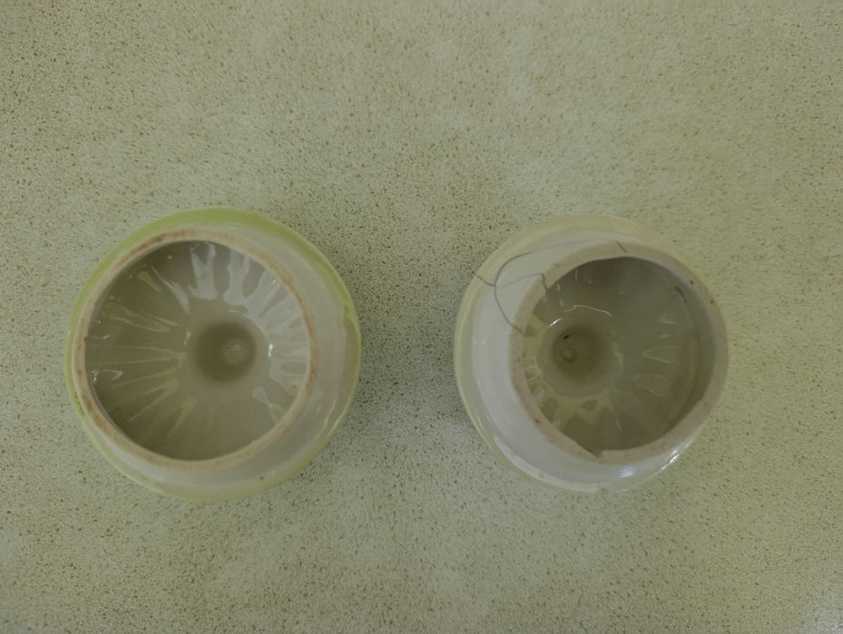 Керамічний чайник та молочник