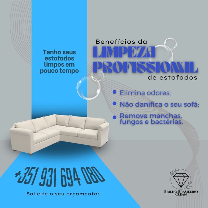 Limpeza de sofa cadeiras colchoes