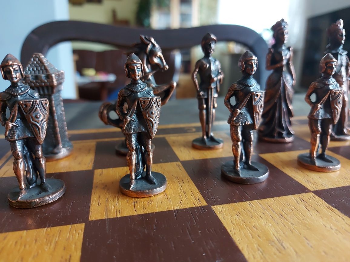 Metalowe szachy 48x48