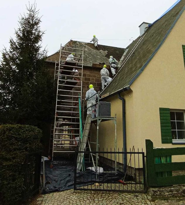 Demontaż ETERNITU usuwanie AZBESTU odbiór i UTYLIZACJA