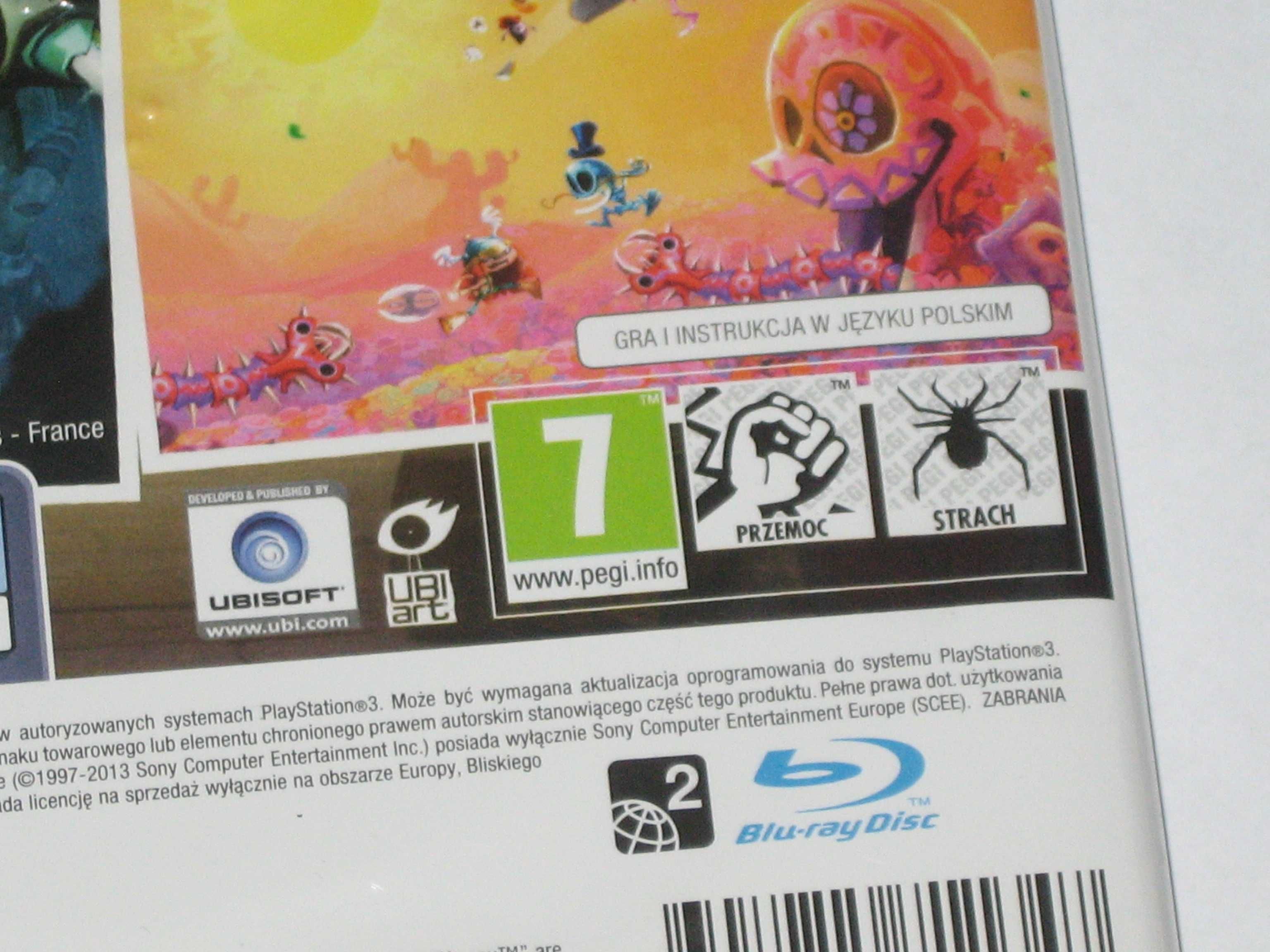 Gra Rayman Legends! PL! PS3 PO POLSKU! jak NOWA! PL!