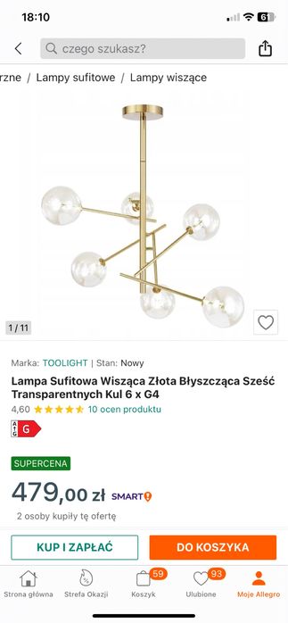 Lampa do salonu sypialni żyrandol kinkiety lampa wisząca zestaw