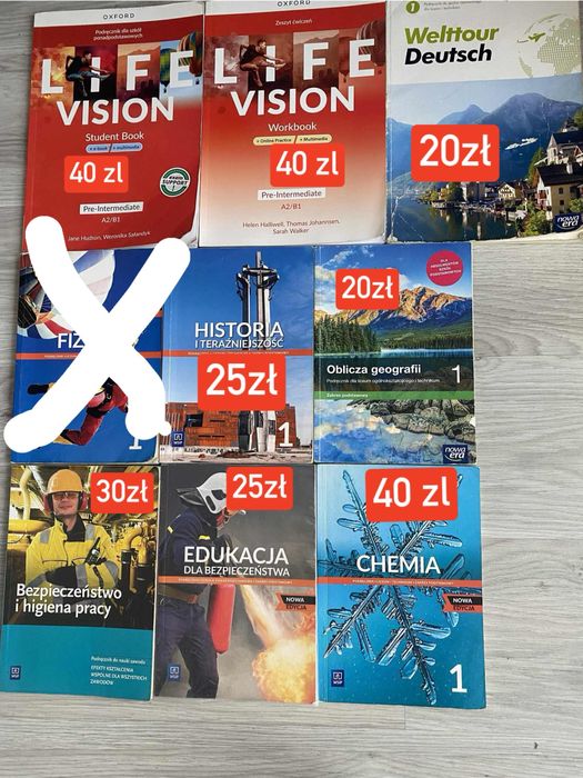 Ksiażki 1 liceum