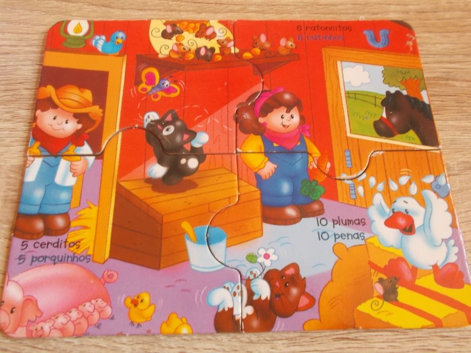 10 Puzzles com 4 peças