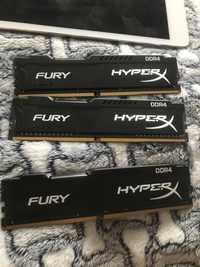 Pamięć RAM kingston hyperX fury ddr4 24 gb