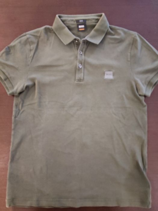 Polo verde caqui Hugo Boss