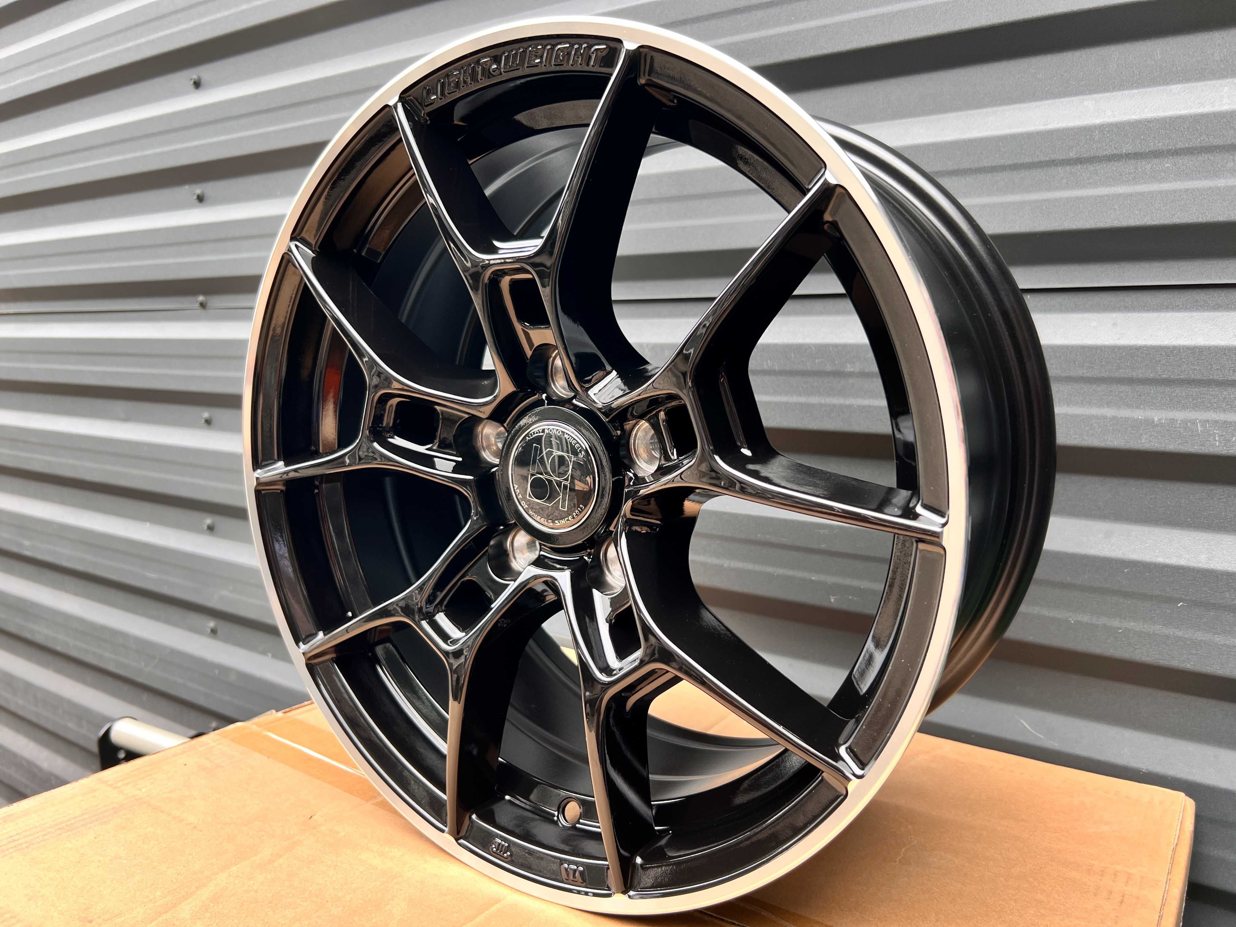 Нові диски чорні KOKO R16 5x112 VW Skoda Seat Golf Passat Touran B6 B7