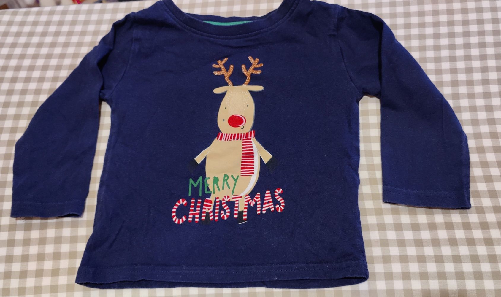 Bluza święta wigilia merry christmas renifer r 80