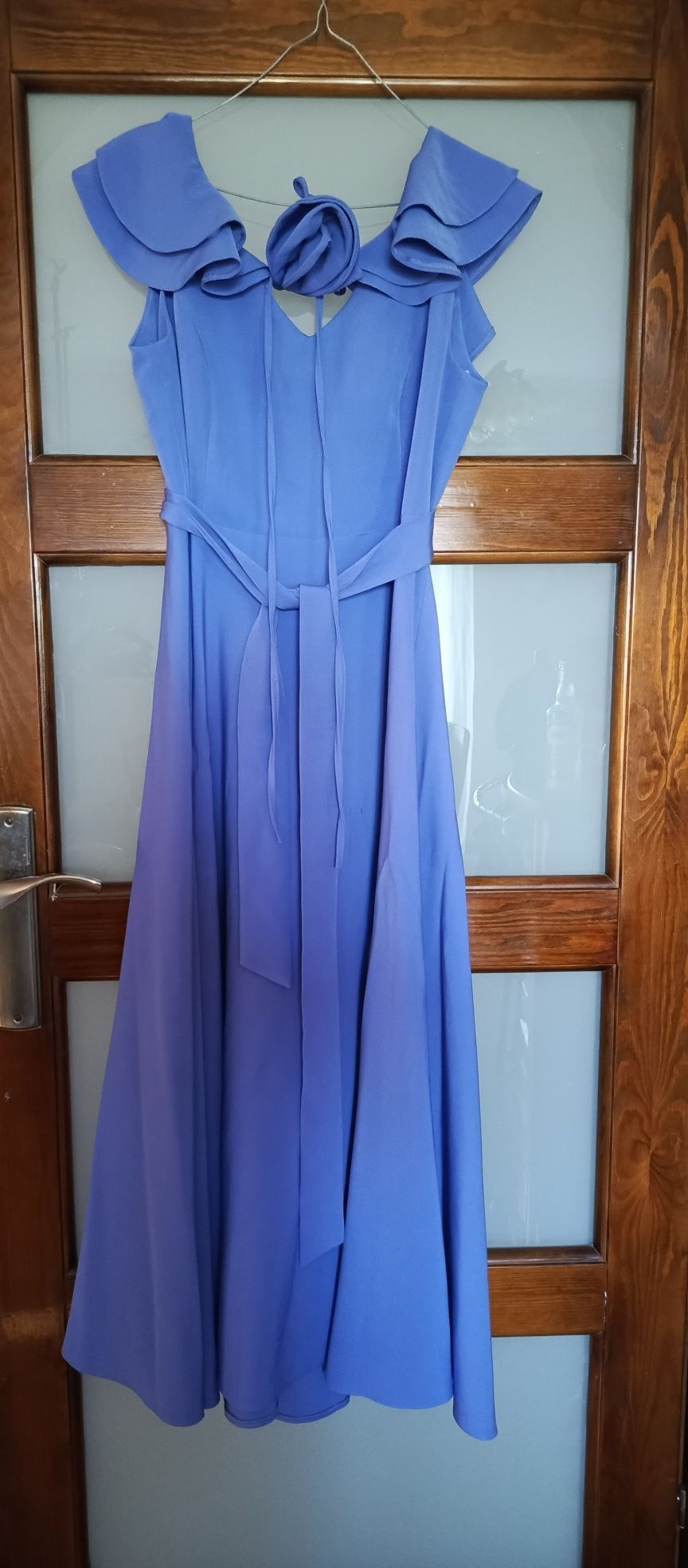 Sukienka fioletowa elegancka
