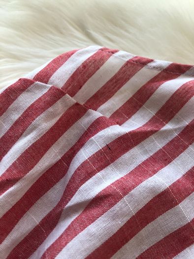 Biało-czerwony krotki kombinezon wycięte plecy paski S M Aliexpress