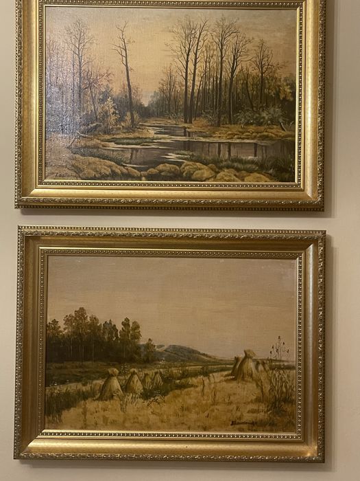 Sześć obrazów cztery pory roku w Polsce Laudańska