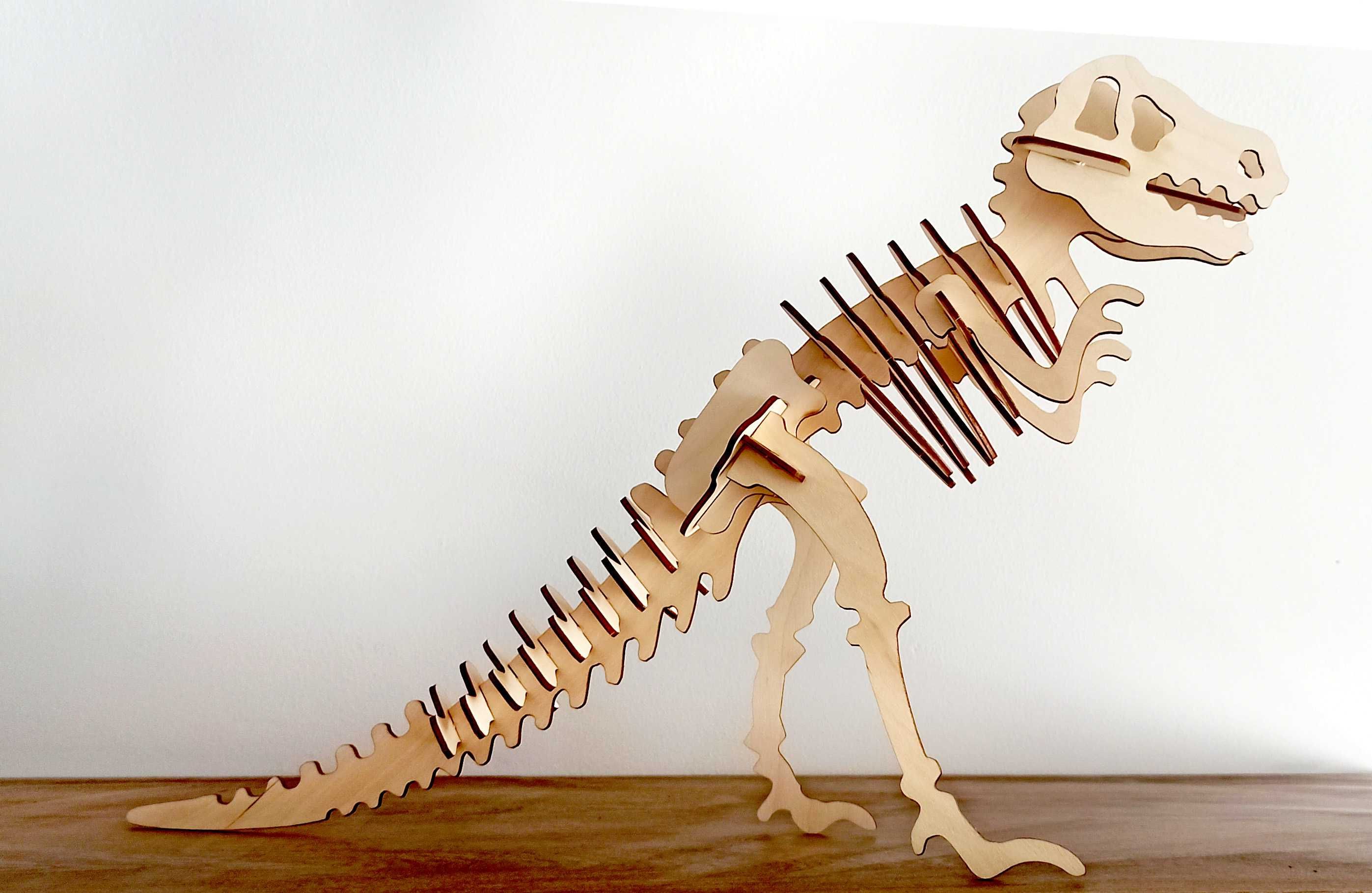 T-Rex model 3d drewniane puzzle