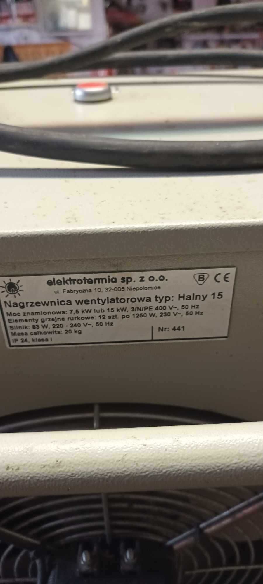Nagrzewnica Wentylatorowa Halny 15 - Tanio