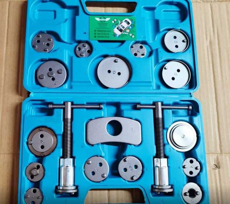 Комплект для ремонту, запресування гальмівних поршнів 18 ел. ТА1371