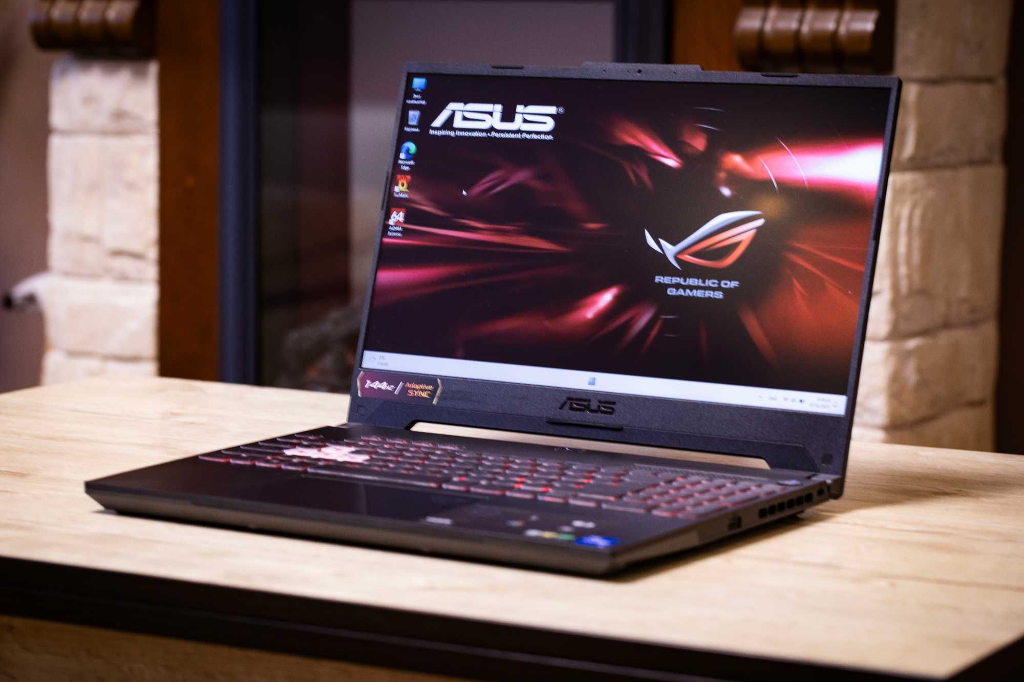 Новый Asus tuf 15 core i5-12500h rtx3050 16/512. Игровой ноутбук