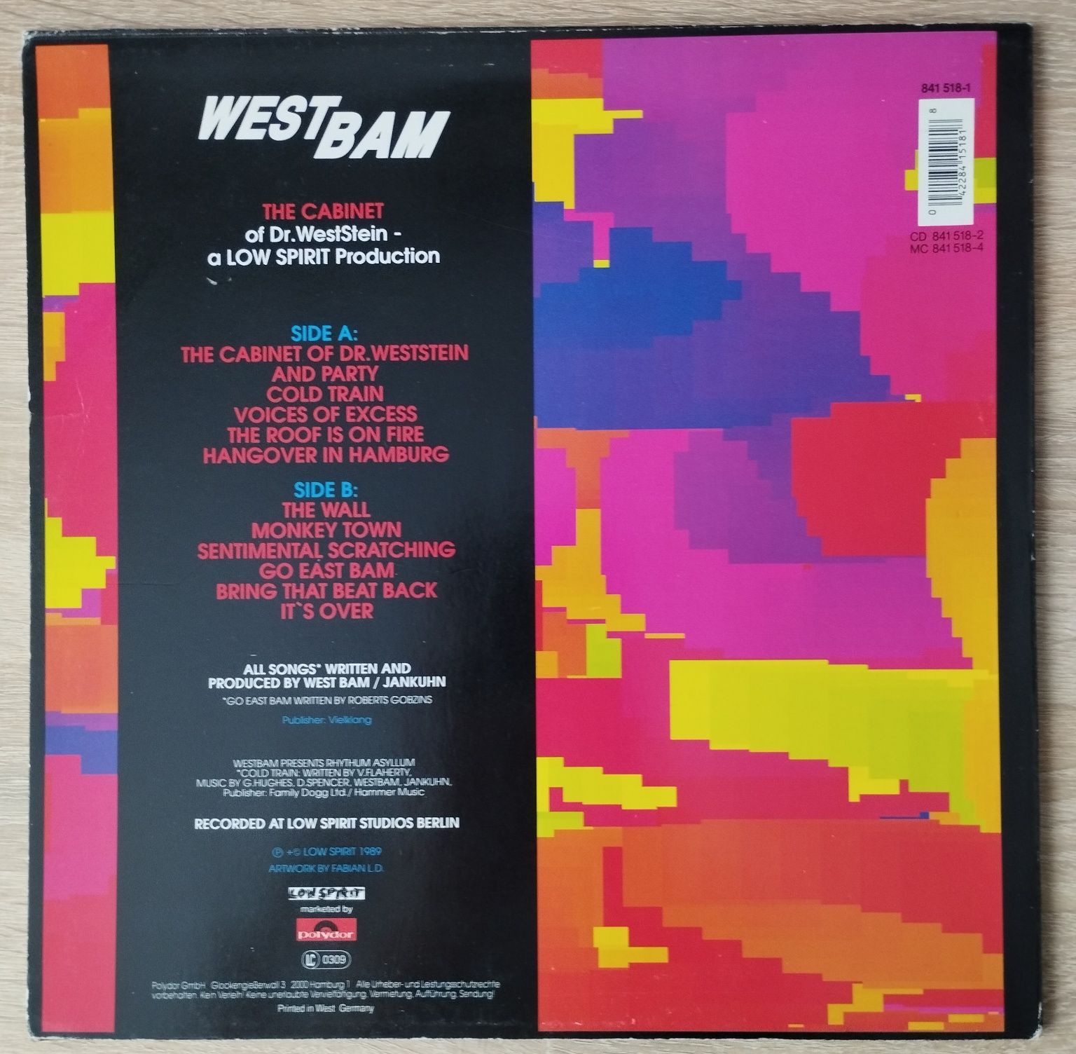 WestBam - The Cabinet (winyl 12") Limited Edition