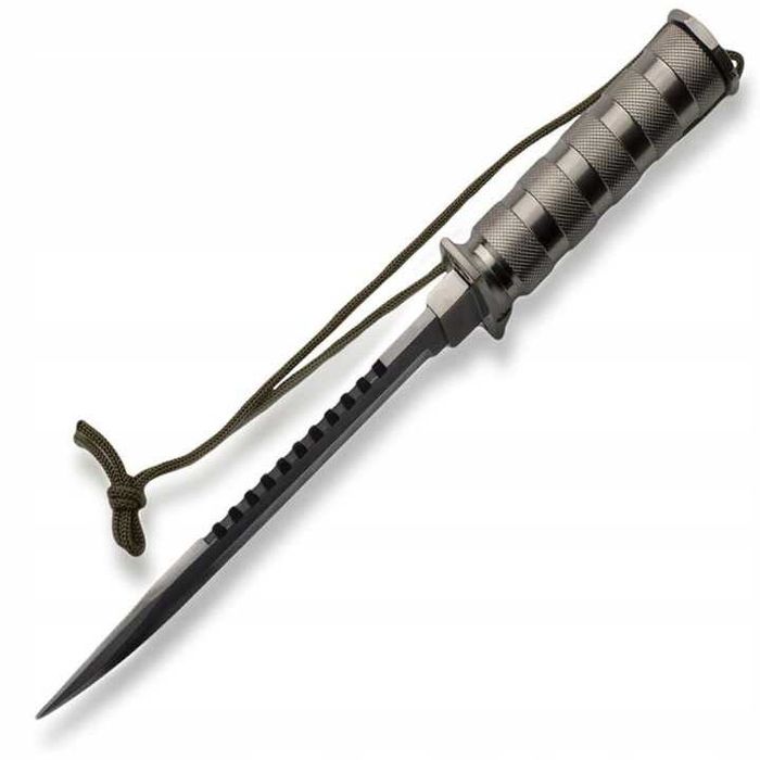 BSH Nóż Wojskowy Rambo Sztylet Stal Nierdzewna Survival Bushcraft 266B