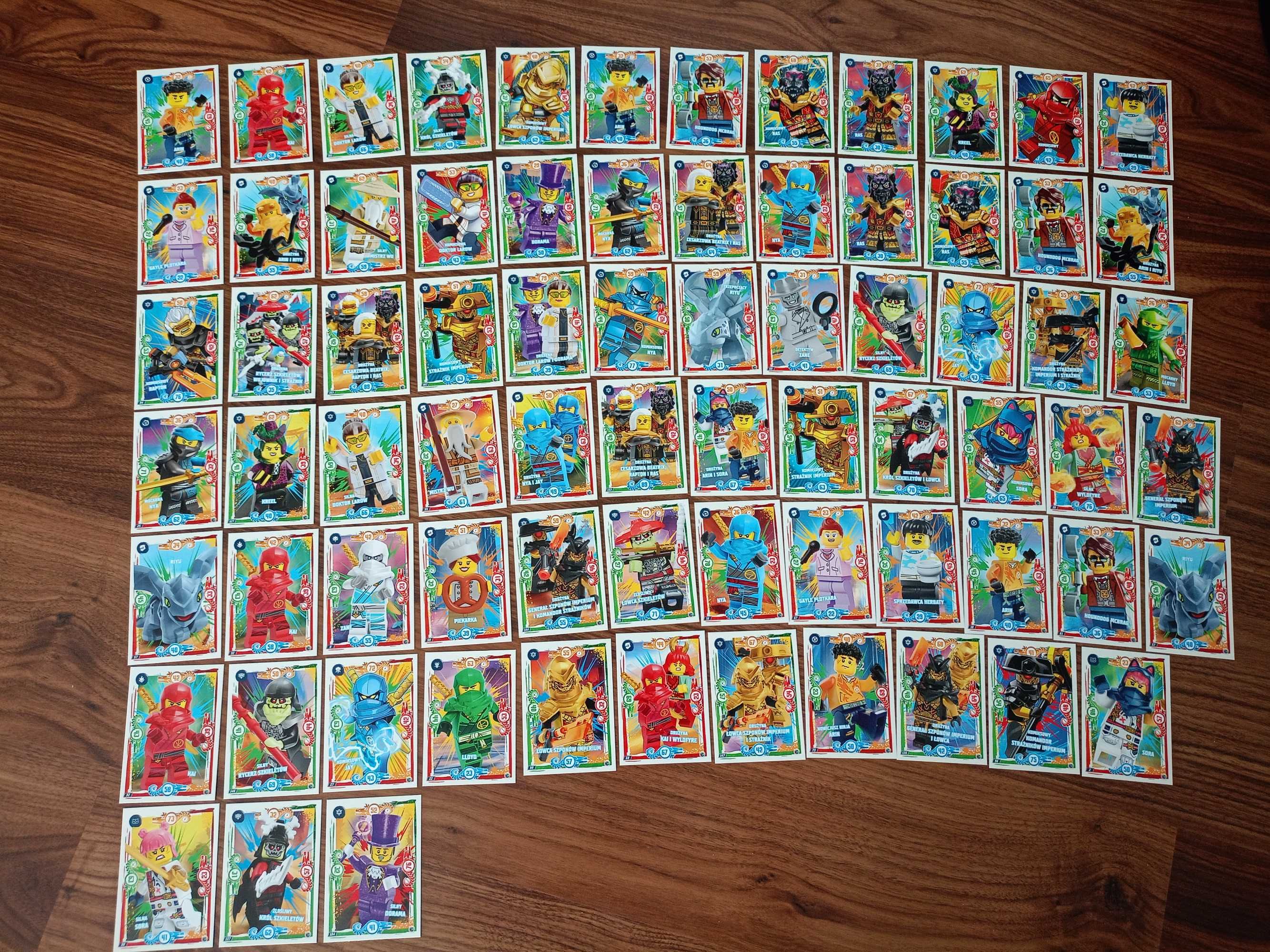 Karty LEGO Ninjago TCG Seria 9 na sztuki (opis)