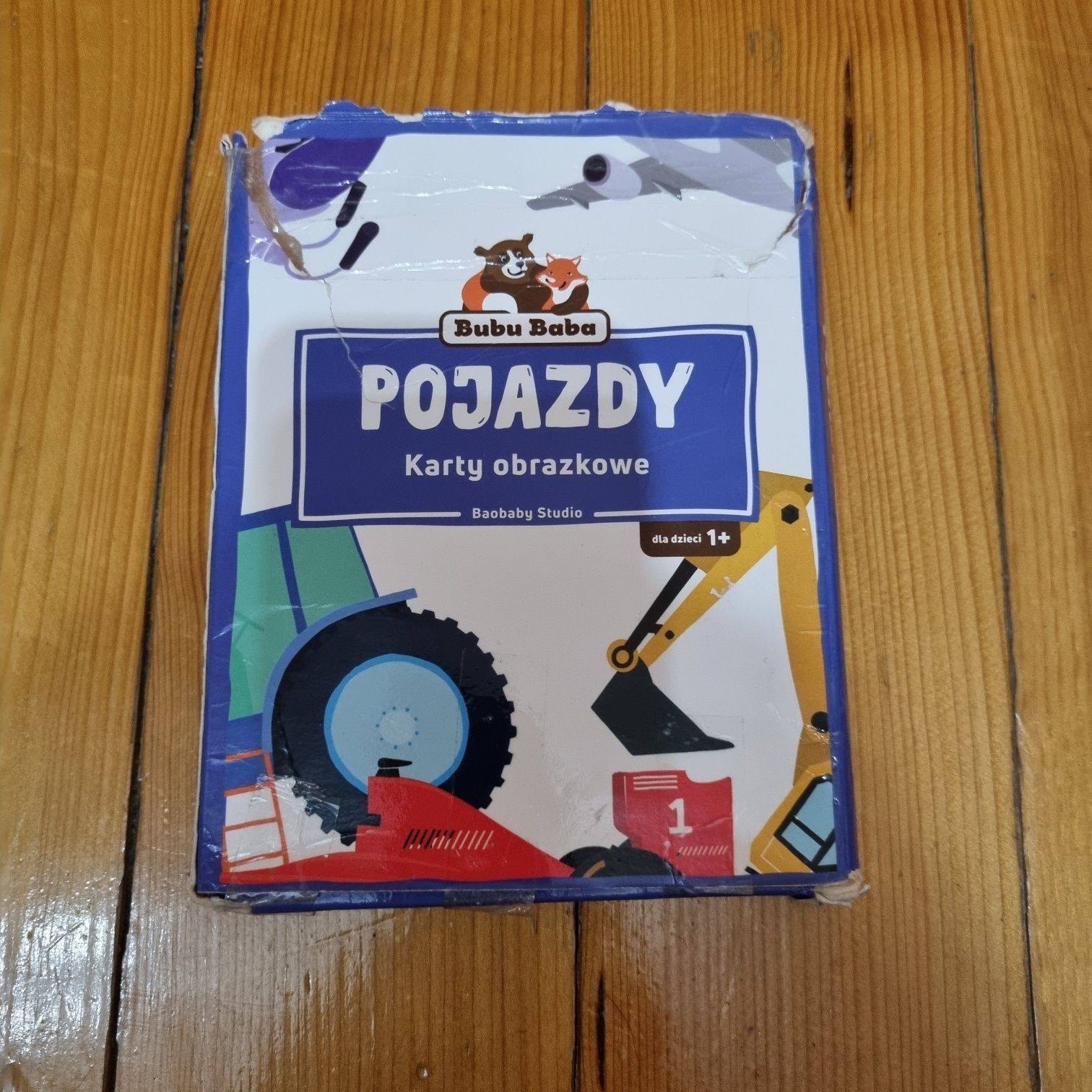 2x Karty dla dzieci Pojazdy