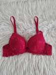 Missevra Collection 34B 75B push up premium czerwony koronka