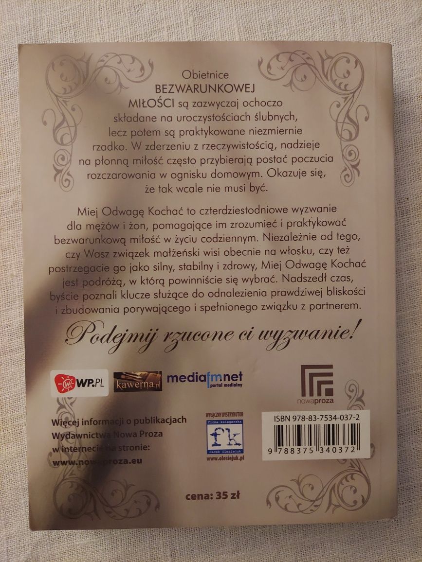 Książka "Miej odwagę kochać"