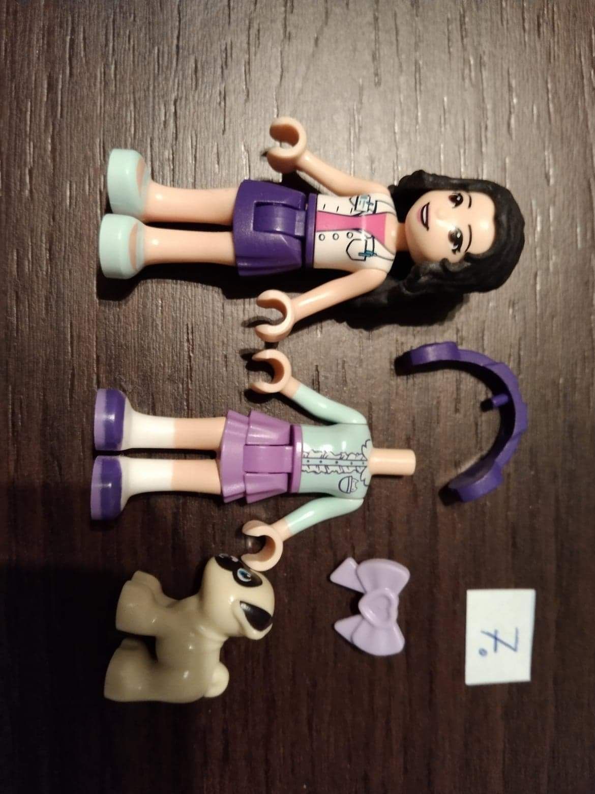 Lego Friends minifigurki ludziki z dodatkami