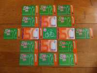 Karty telefoniczne doładowania SIMPLUS 50 zł gsm rower seria kolekcja