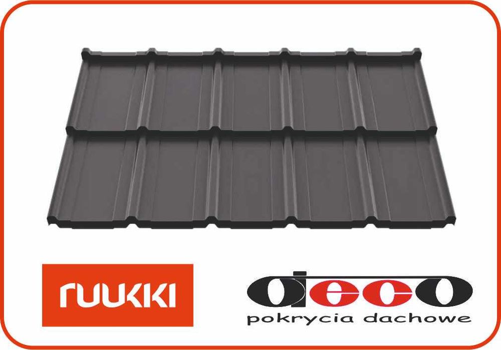 Blachodachówka RUUKKI FRIGGE blacha modułowa Wycena dachu GW 40 LAT