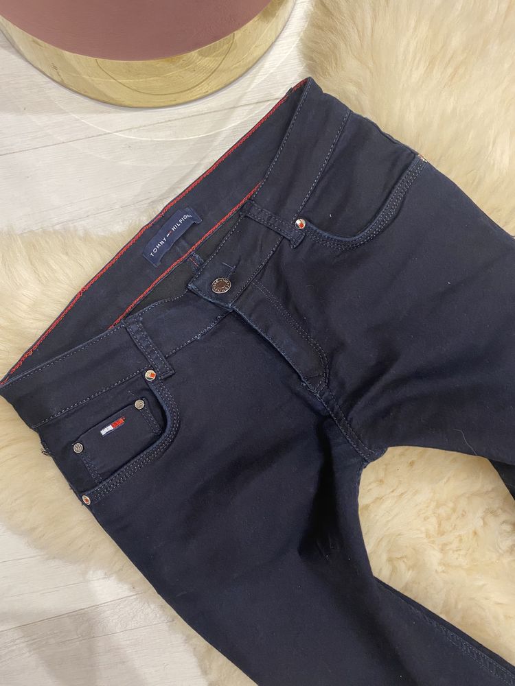 Jeansy Rurki Tommy Hilfiger Granatowe 29 M