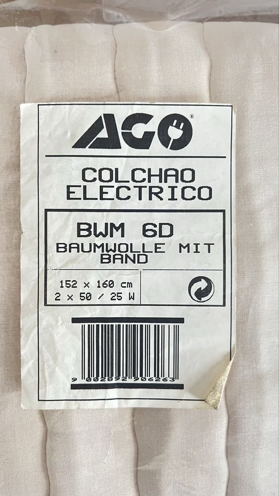 Colchao Eletrico AGO