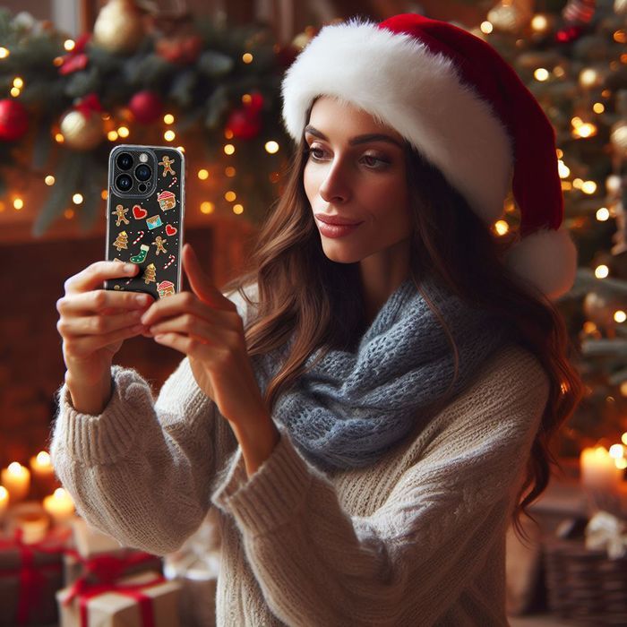 TEL PROTECT Christmas Case do Samsung S23 Ultra Wzór 2 Clear