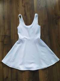 Biała sukienka H&M r. 38