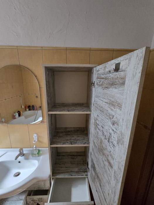 Meble łazienkowe - komplet Prowansja z umywalką