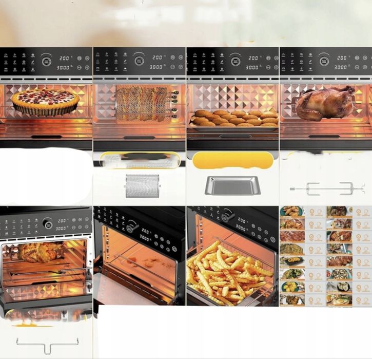 Mini piekarnik Cookwise AFO-17D-RC3 30 l czarny Air Fryer